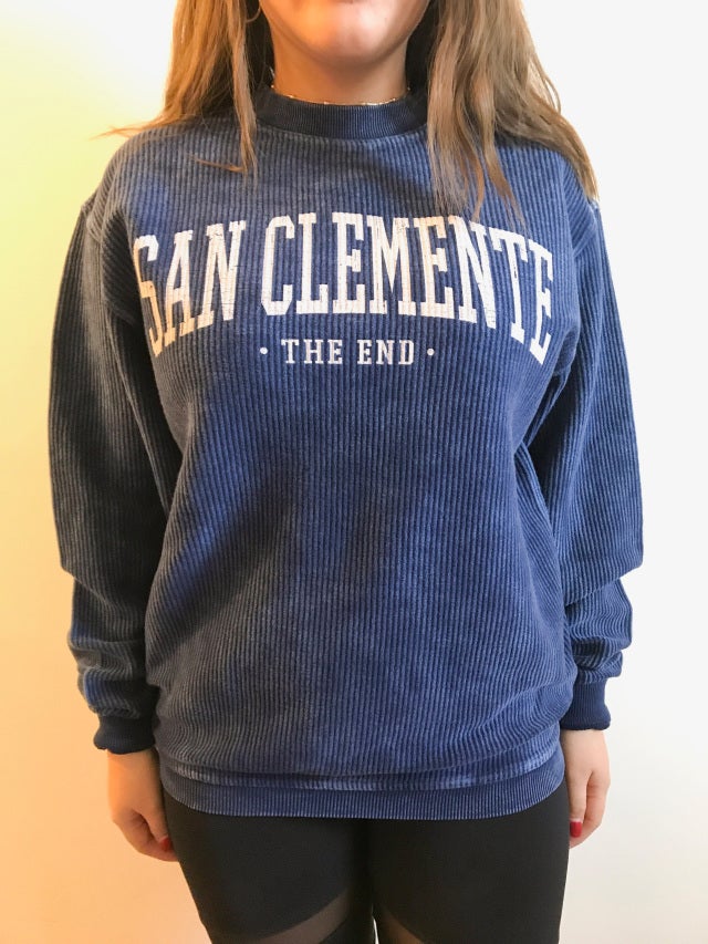 San Clemente Local Old English Beach City OC CA Black Hoodie